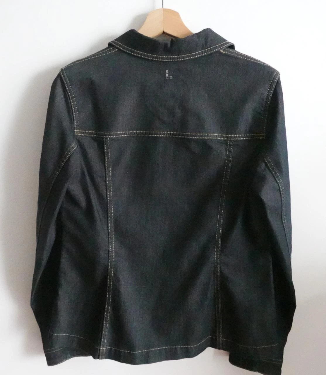 Lasserre Y2K denim jacket with rhinestones size 42 – photo 2